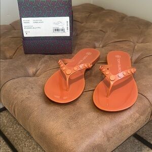 Tory Burch Orange Sandals Vibrant Summer Style